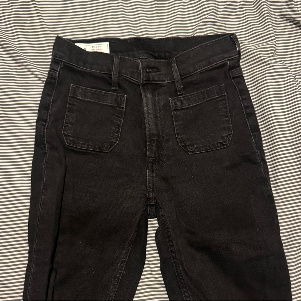 GAP 70s Flare Black Jeans